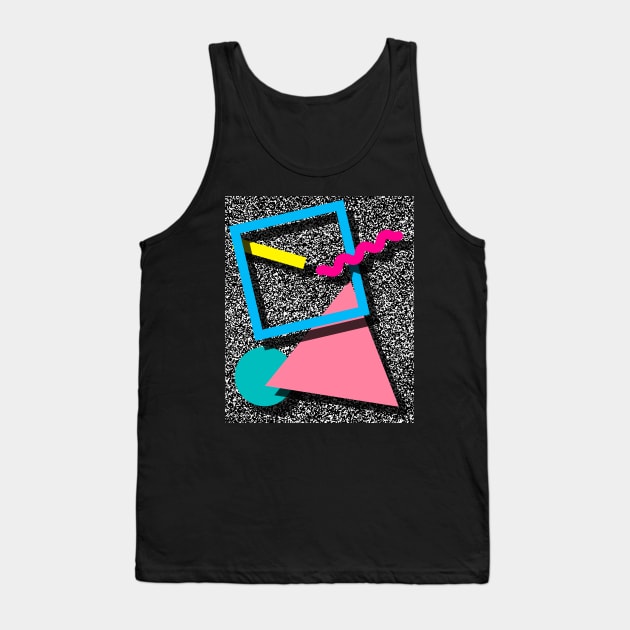 80s Geometric Design Pattern 3 by 90s-Mall 80s Geometric Design Pattern 3 Tank Top by The90sMall